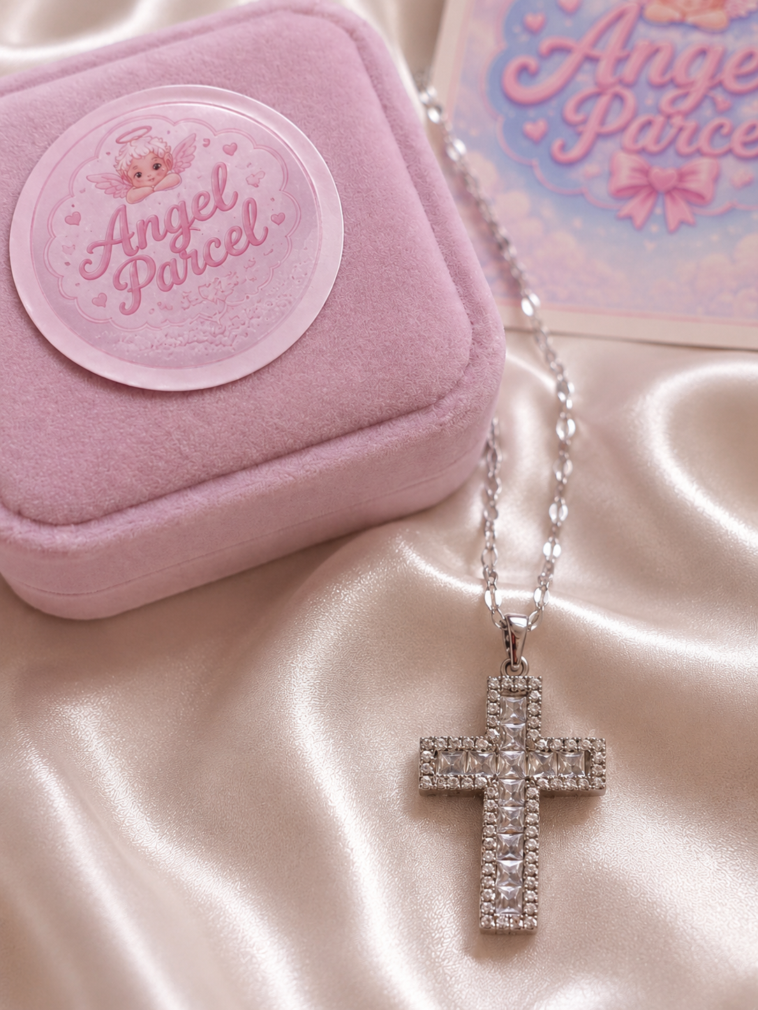 Faith Crystal Cross Necklace
