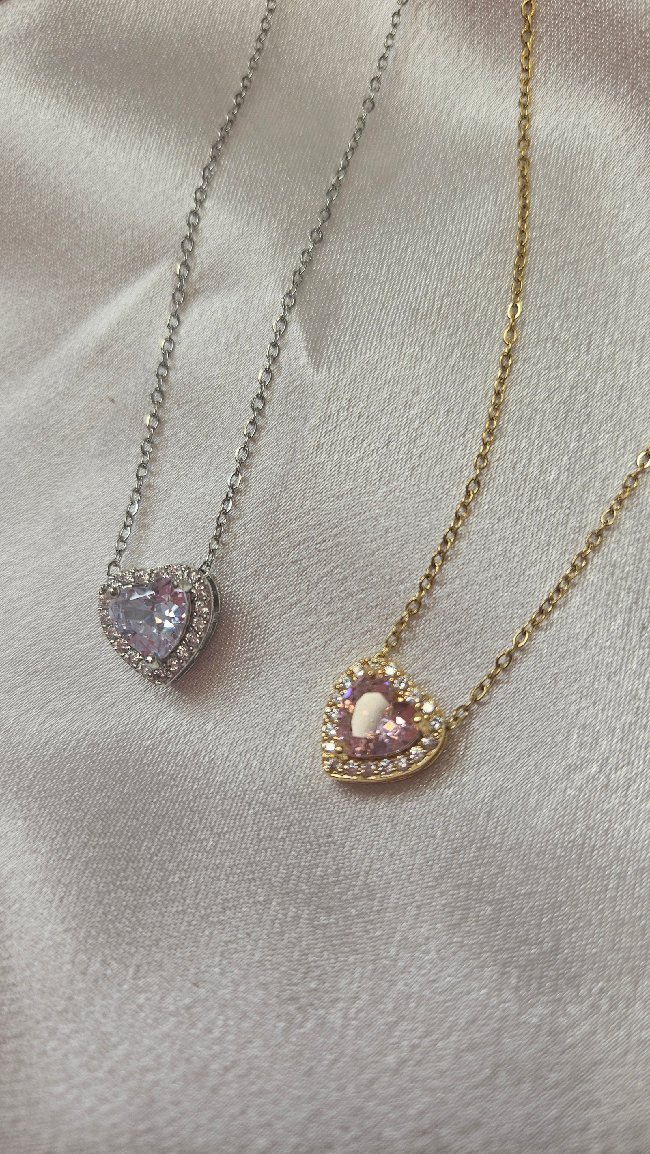 Cupids heart necklace