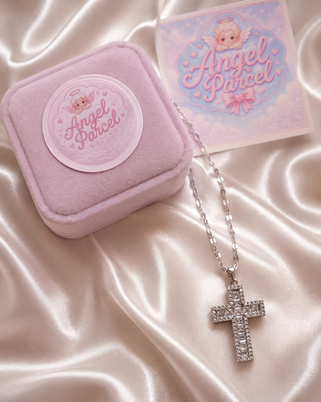 Faith Crystal Cross Necklace