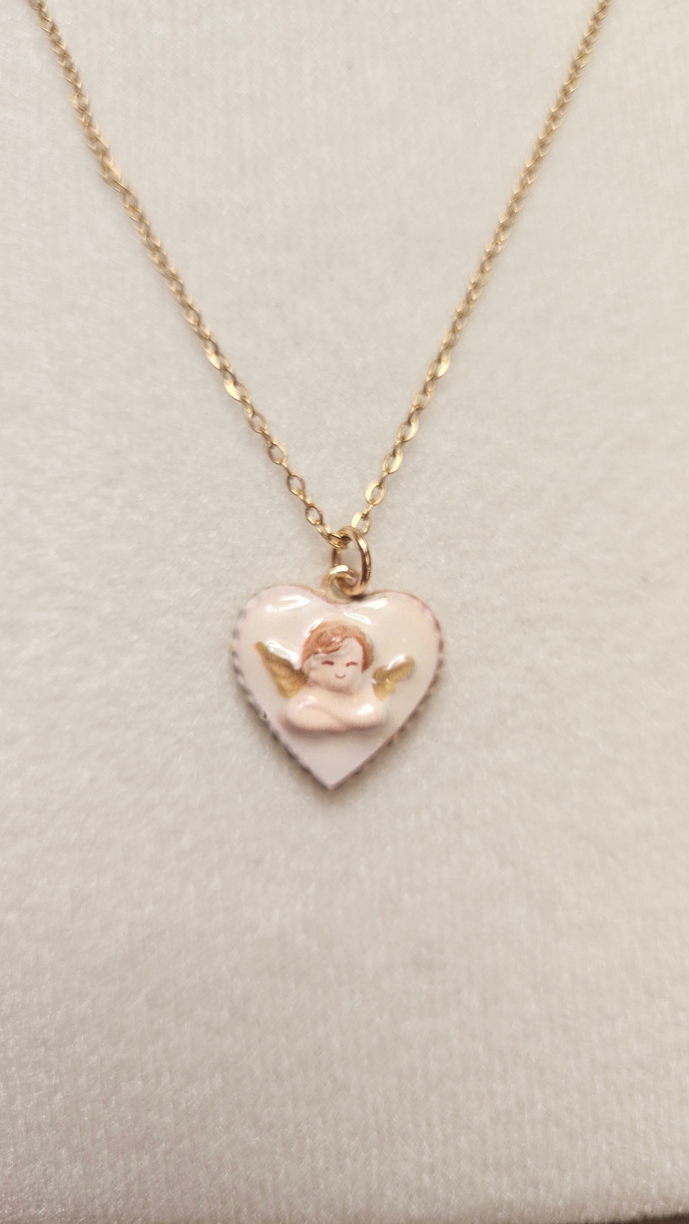 Baby cherub necklace 🪽