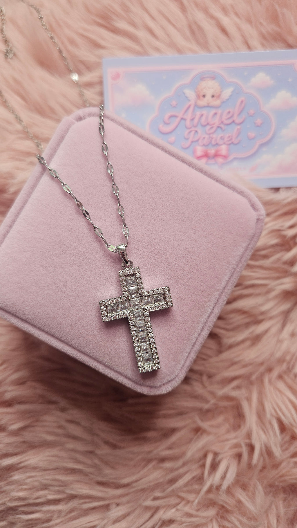 Faith Crystal Cross Necklace